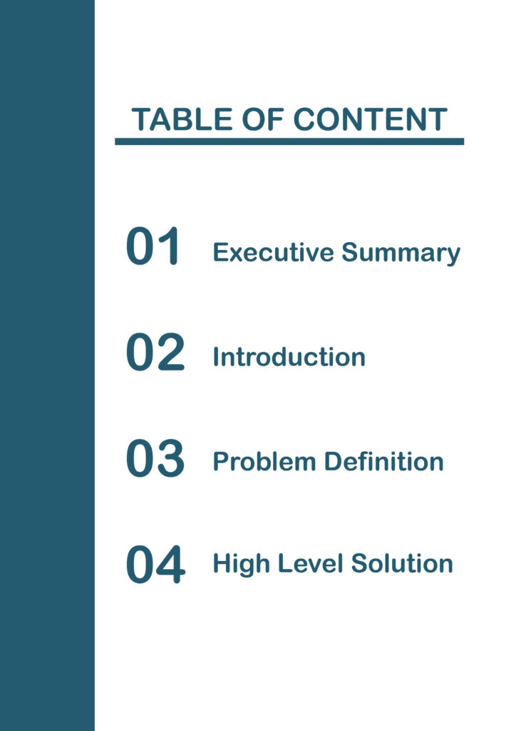 Table Of Content